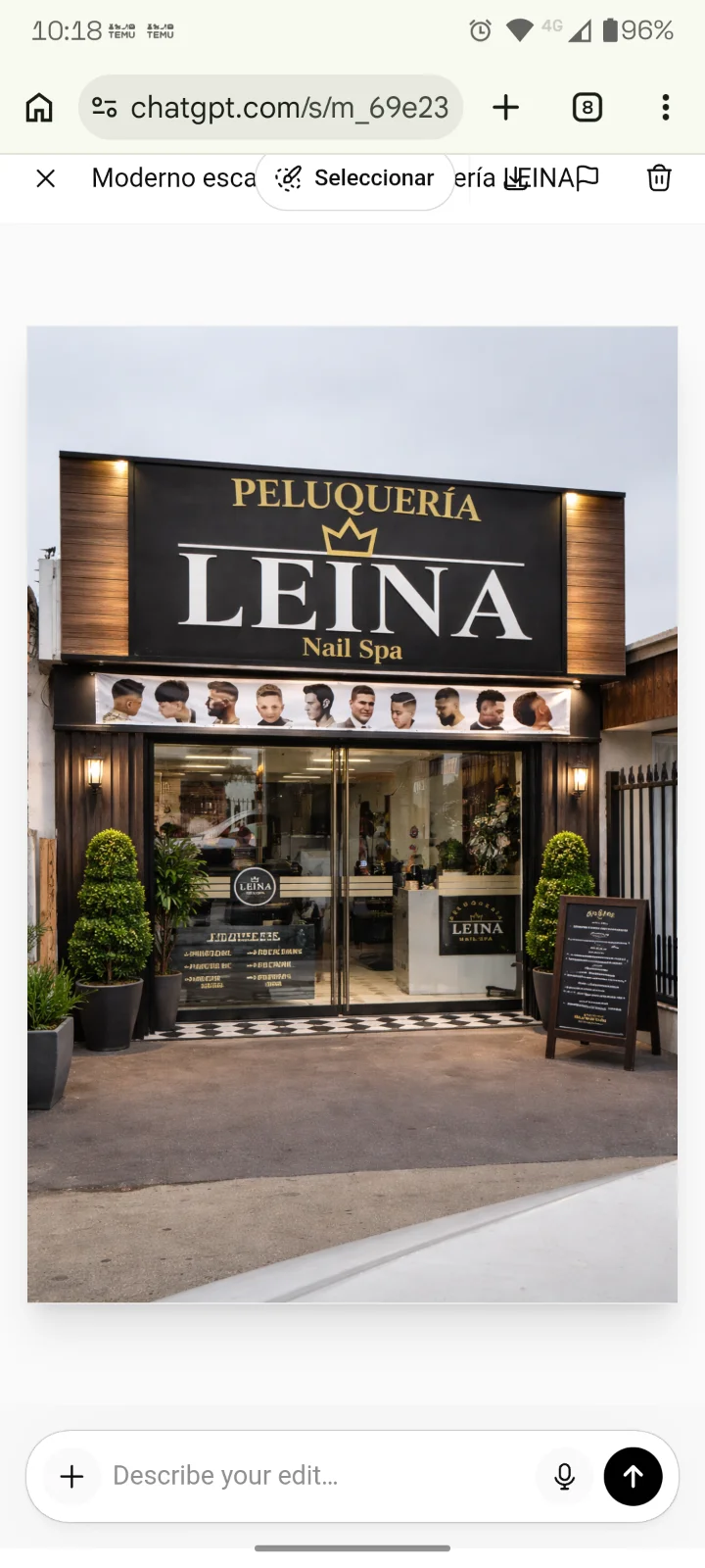 peluquería leina spa